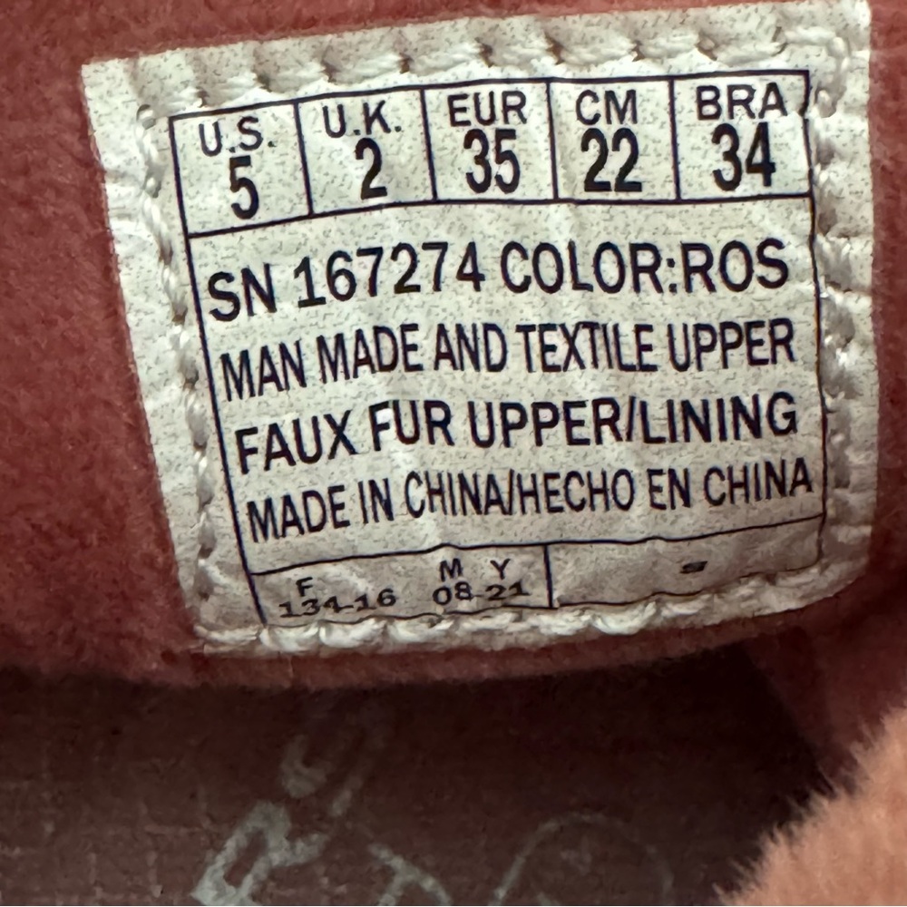 Skechers Uno Rugged Fall Air Ankle Boot Pink Faux Fur Skech-Air Women’s 5 NWOB - Picture 8 of 9